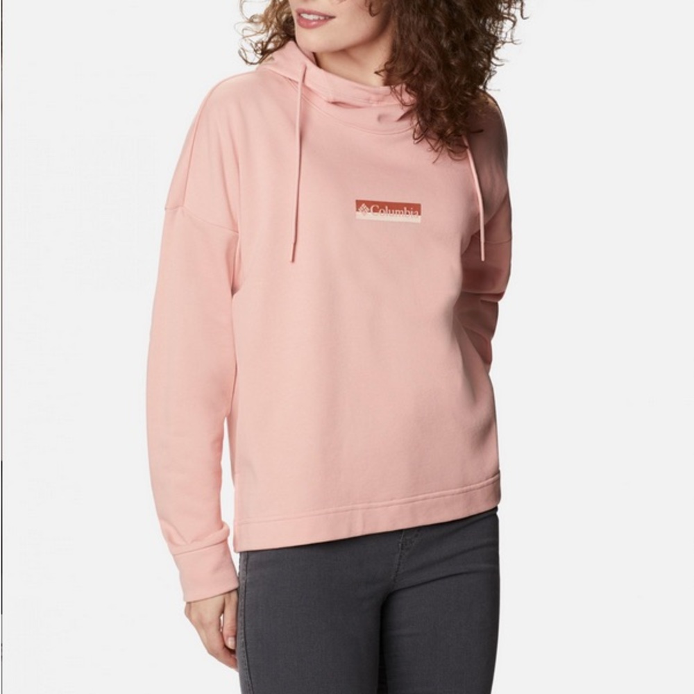 Columbia Women's Soft Pink Hoodie Size Small